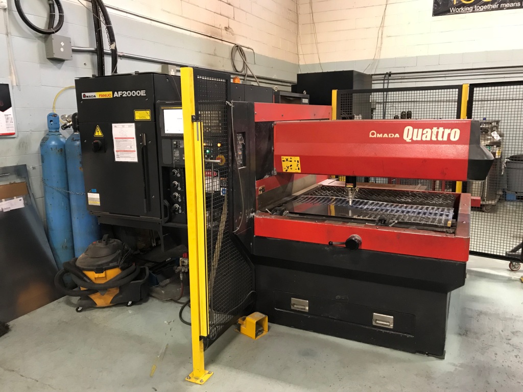 クアトロ 2012 Amada Quattro CNC Laser Cutting System (#3097)